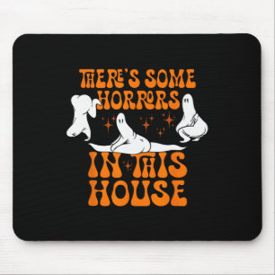 Es gibt einige Horror in diesem Haus Ghost Pumpkin Mousepad
