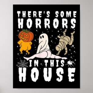 Es gibt einige Horror in diesem Haus Ghost Pumpkin Poster