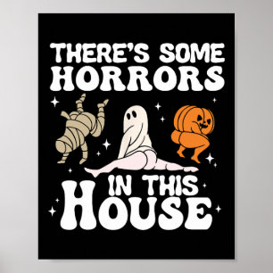 Es gibt einige Horror in diesem Haus Ghost Pumpkin Poster
