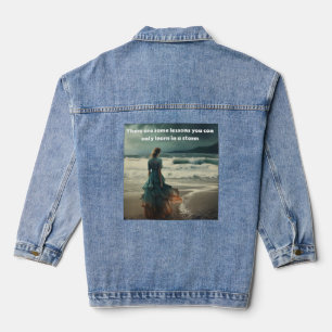 Es gibt einige Lektionen Sturm Mädchen Jeansjacke