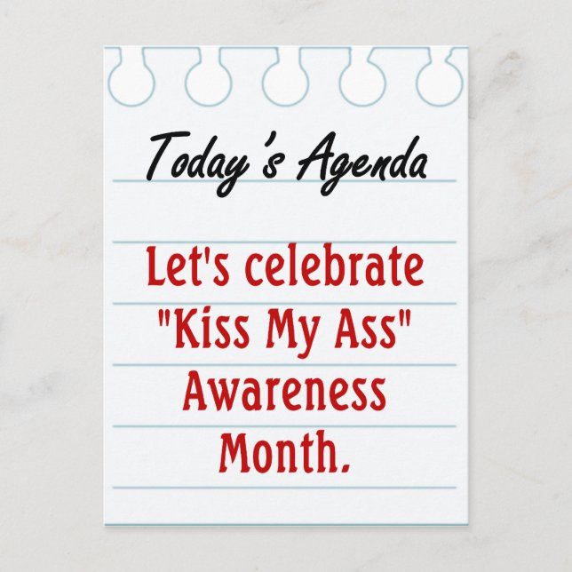 Es gibt etwas, das Sie beachten sollten (2) Postkarte (Vorderseite)