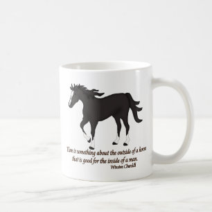 Es gibt etwas über das Äußere eines Pferdes Tasse