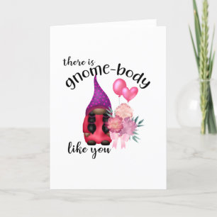 Es gibt Gnome-Körper wie Ihre Urlaubskarte Feiertagskarte