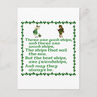 Es gibt gute Schiffe. Postkarte