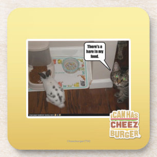 Es gibt Hasen in meiner Nahrung Getränkeuntersetzer