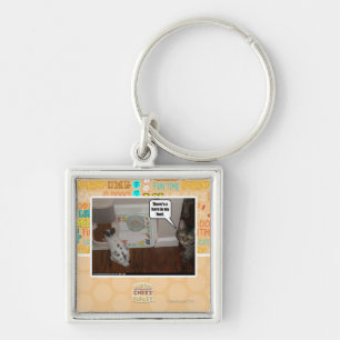 Es gibt Hasen in meiner Nahrung Schlüsselanhänger