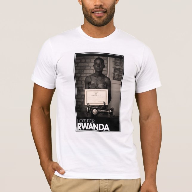 Es gibt Hoffnung für Ruanda T-Shirt (Vorderseite)