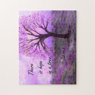 Es gibt Hoffnung in einem Baum Puzzle