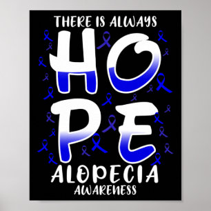 Es gibt immer Hoffnung. Alopezie Poster