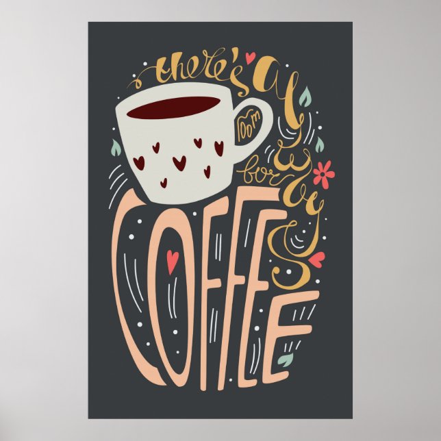 Es gibt immer Kaffee Poster (Vorne)