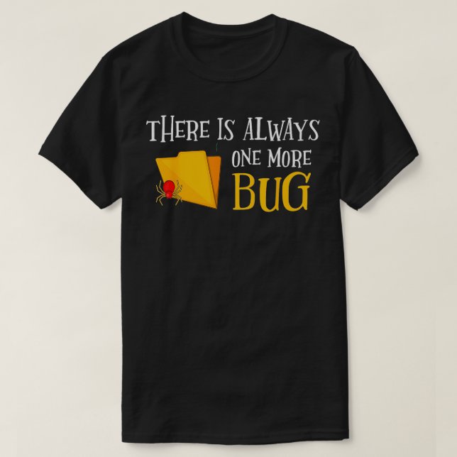 Es gibt immer noch einen Fehler beim QA Engineer T T-Shirt (Design vorne)