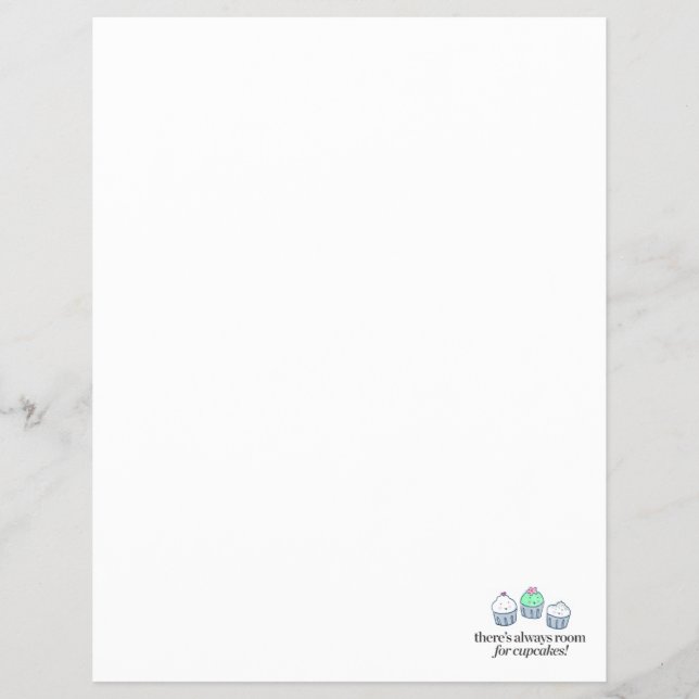 Es gibt immer Platz für Kuchen Flyer (Vorne)