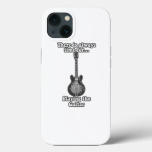Es gibt immer Zeit, Gitarre zu spielen. S/W Case-Mate iPhone Hülle