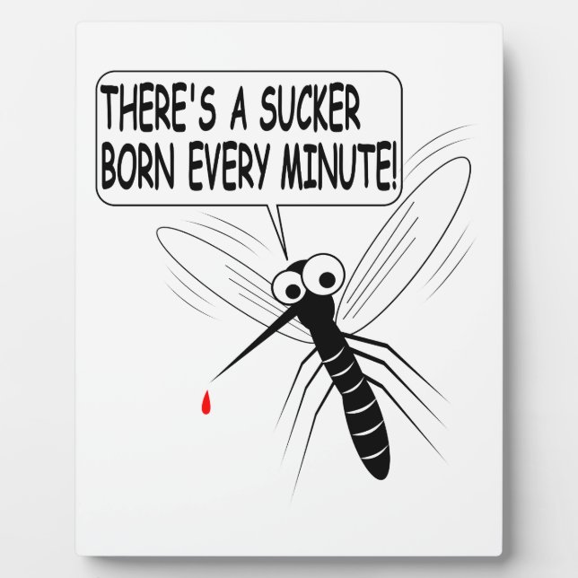 Es gibt jede Minute einen Saucker Geboren Fotoplatte (Vorderseite)