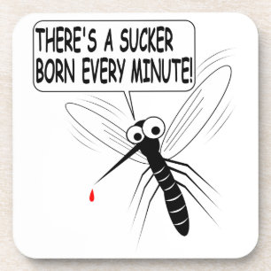 Es gibt jede Minute einen Saucker Geboren Untersetzer