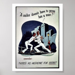 Es gibt kein Arzneimittel gegen Bedauern Poster