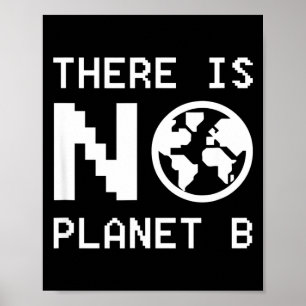 Es gibt kein Planet B Bewusstsein Umweltaktivismus Poster