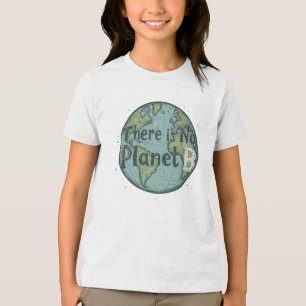 Es gibt kein Planet B - Earth Day Climate Awarenes Tri-Blend Shirt