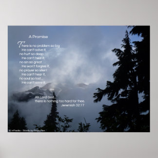 Es gibt kein Problem...inspirierendes Poster