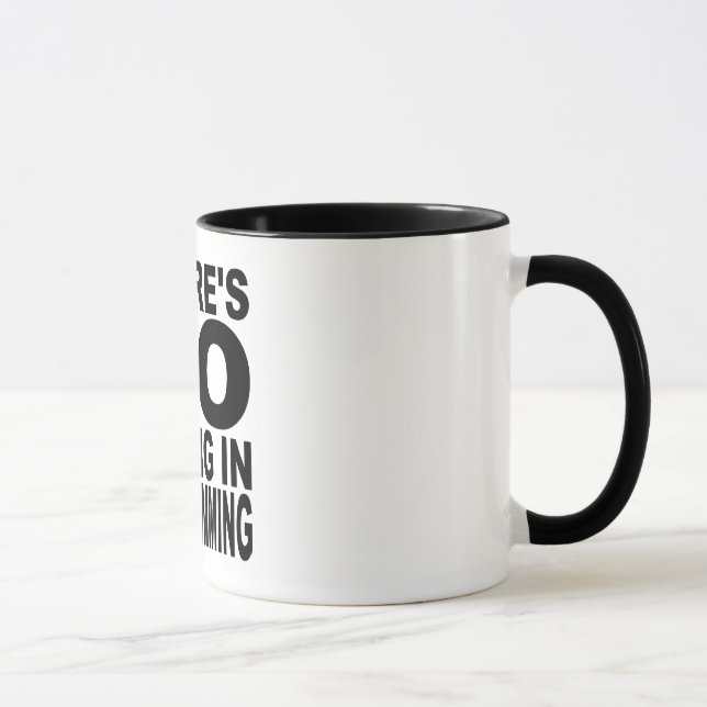 Es gibt kein Schreien bei der Programmierung Tasse (Rechts)