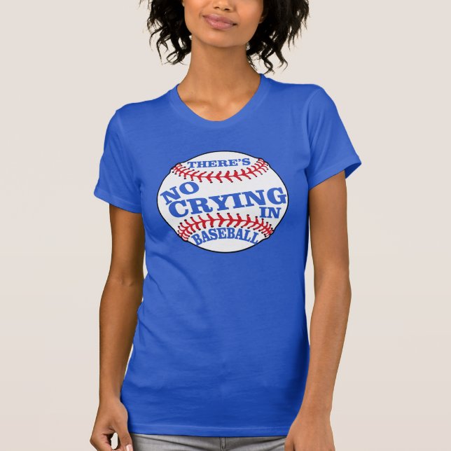 ES GIBT kein SCHREIEN in BASEBALL T-Shirt (Vorderseite)