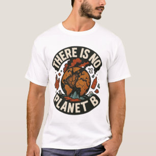 Es gibt kein T-Shirt Planet B - Öko Awareness Stat