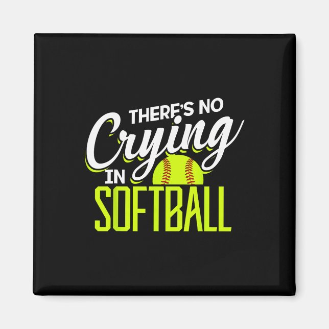 Es gibt kein Weinen in Softball-Trainern Kein Wein Magnet (Vorne)