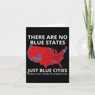 Es gibt keine blauen Staaten nur Wahlen in den bla Karte