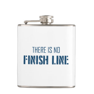 Es gibt keine finale Linie Flachmann