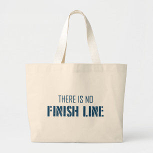 Es gibt keine finale Linie Jumbo Stoffbeutel