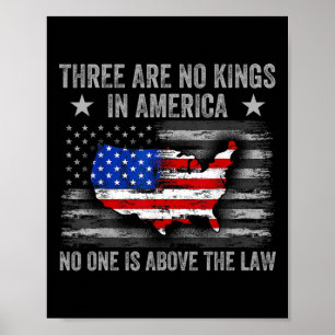 Es gibt keine Könige in den amerikanischen Fahne F Poster