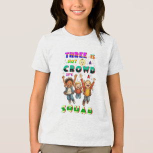 Es gibt keine Menschenmenge, sondern eine Kugel Tri-Blend Shirt