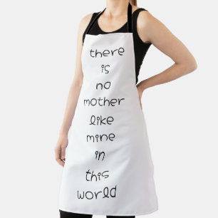 Es gibt keine Mutter wie meine auf dieser Welt Schürze