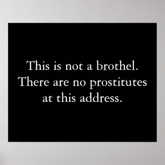 Es gibt keine Prostituierte... Poster