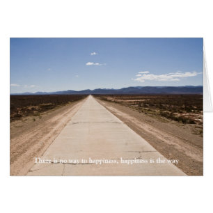 Es gibt keine Weise zum Glück