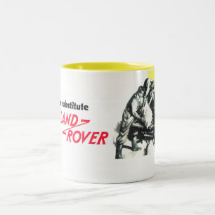 Es gibt keinen Ersatz für Land Rover Zweifarbige Tasse