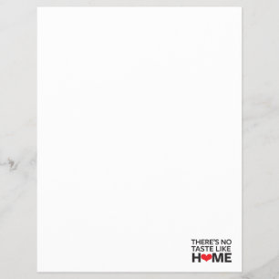 Es gibt keinen Geschmack wie Zuhause Flyer