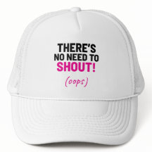 Es gibt keinen Grund zu schreien! Funny Joke