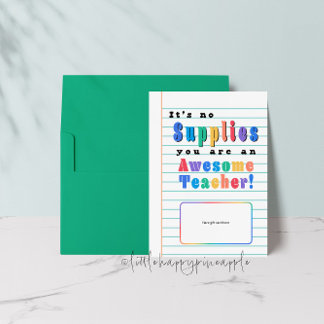 Es gibt keinen Inhaber der Lehrerbewertungskarte Einladung