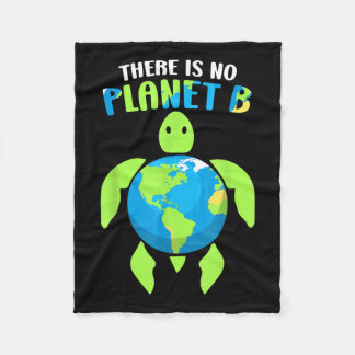 Es gibt keinen Klimaschutz von Planet B Fleecedecke