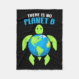 Es gibt keinen Klimaschutz von Planet B Fleecedecke