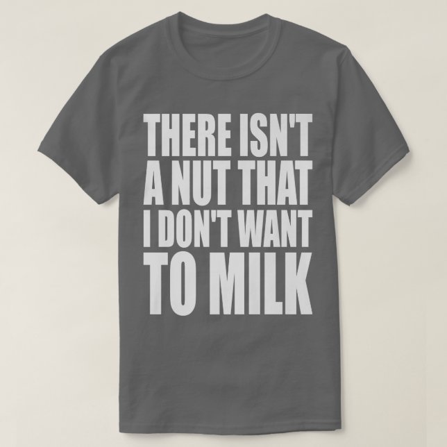 Es gibt keinen Mund, den ich nicht zum Milchwitz W T-Shirt (Design vorne)