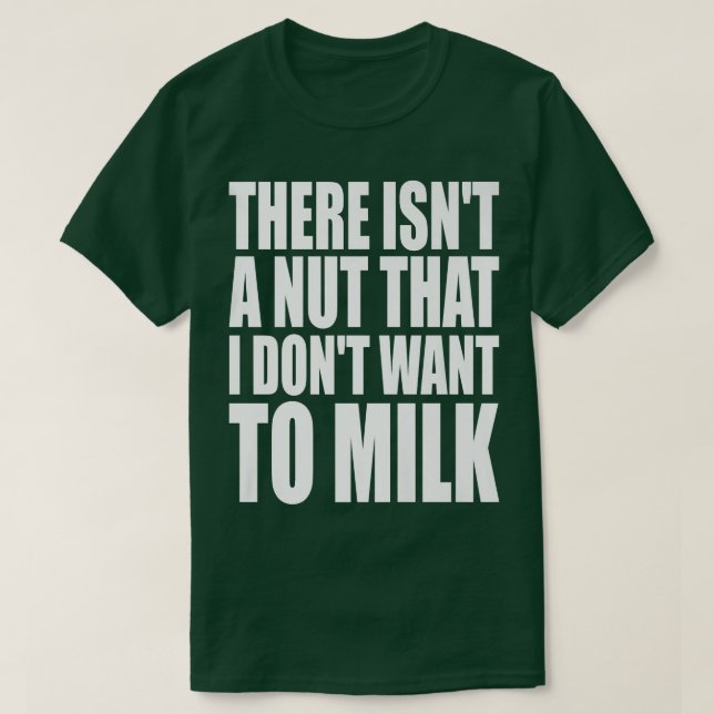 Es gibt keinen Mund, den ich nicht zum Milchwitz W T-Shirt (Design vorne)