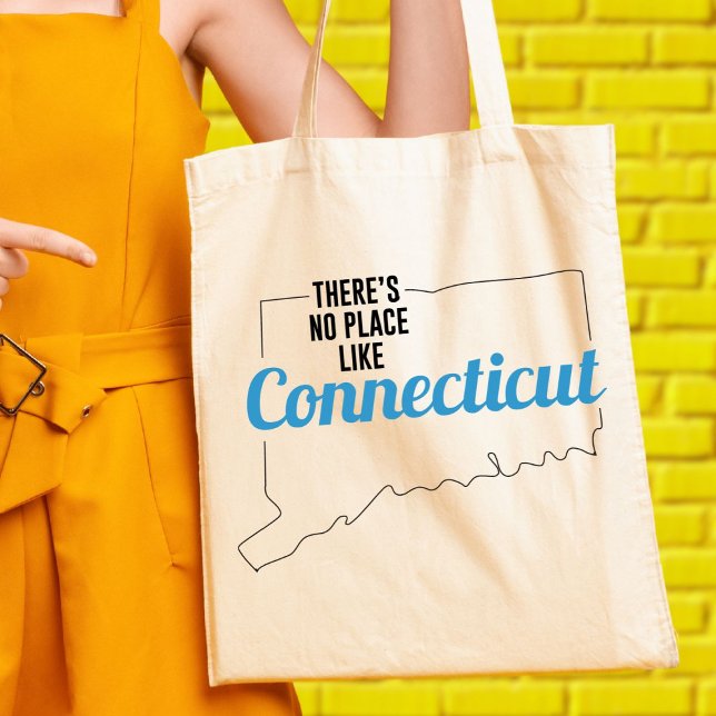 Es gibt keinen Ort wie Conneticut Tote Bag Geschen Tragetasche (Von Creator hochgeladen)