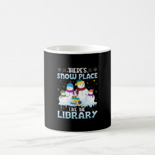 Es gibt keinen Ort wie die Bibliothek zu Weihnacht Kaffeetasse