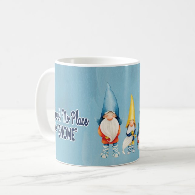 Es gibt keinen Ort wie Gnome Kaffeetasse (Vorderseite Links)