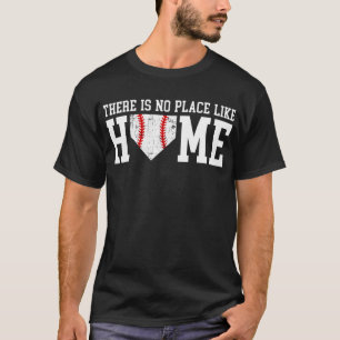 Es gibt keinen Ort wie Heim Jungen Baseball T-Shirt
