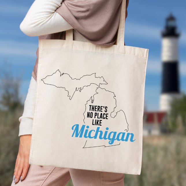 Es gibt keinen Ort wie Michigan, Tote Bag, Mama Ge Tragetasche (Von Creator hochgeladen)