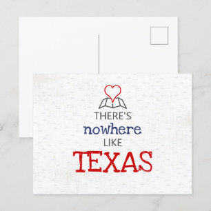 Es gibt keinen Ort wie Texas Postkarte
