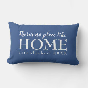 Es gibt keinen Ort wie Zuhause Cute Custom Jahr Bl Lendenkissen